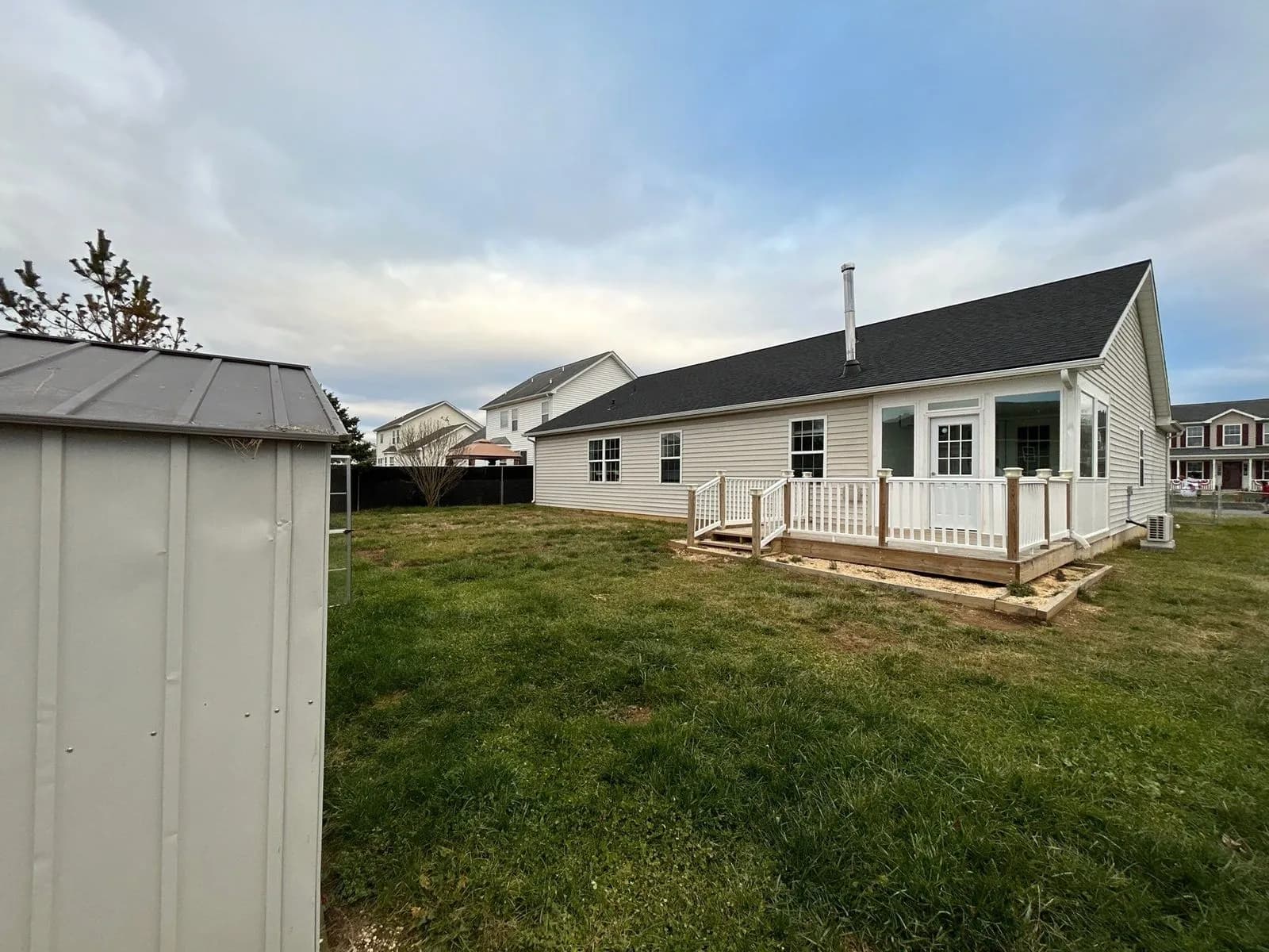 Conversion To Sunroom, Martinsburg: before renovation