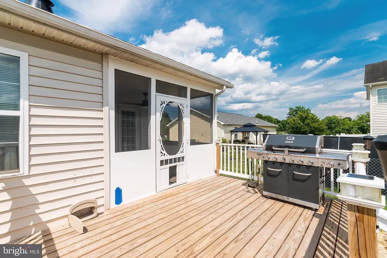Conversion To Sunroom, Martinsburg: before renovation